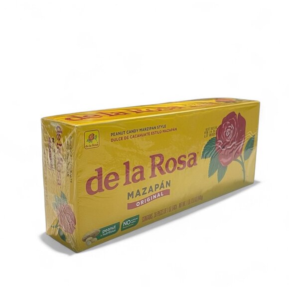 MazapƔn De La Rosa Original Mexican Peanut Candy 30 Units - Picture 3 of 5